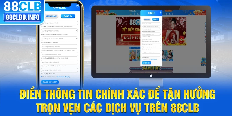 Hướng dẫn đăng ký 88CLB chi tiết